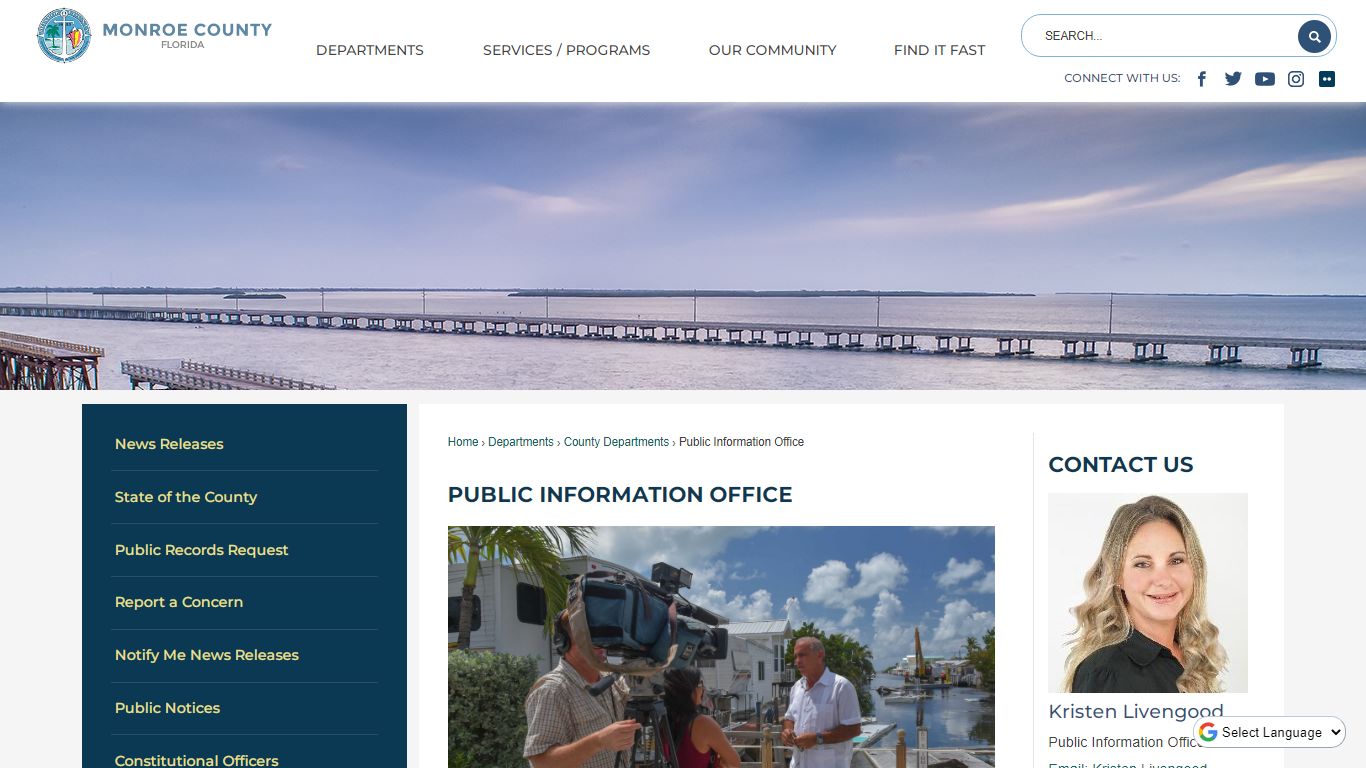 Public Information Office | Monroe County, FL - Official Website